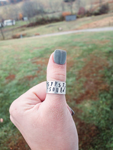 Gypsy Soul wide ring