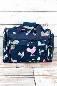 Rosy Roosters Duffle Bag