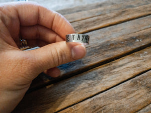 Stay sharp cactus ring