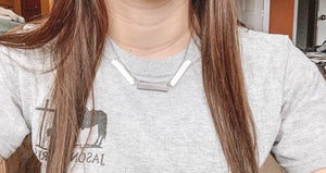 Bar row necklace