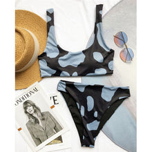 Load image into Gallery viewer, Cow print bathing suit
