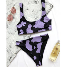 Load image into Gallery viewer, Cow print bathing suit
