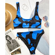 Load image into Gallery viewer, Cow print bathing suit
